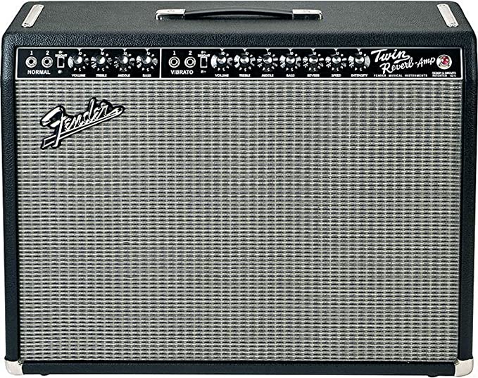 Amplificador de guitarra Fender Twin reverb 65 frontal